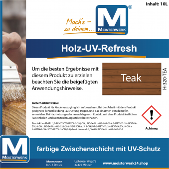 Holz-UV-Refresh Teak | 10 Liter